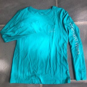 Vineyard vines blue long sleeve tee